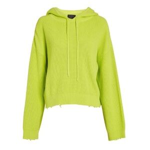 RtA marvin cropped hoodie neon color super cool and comfy makes any outfit. 😍😍